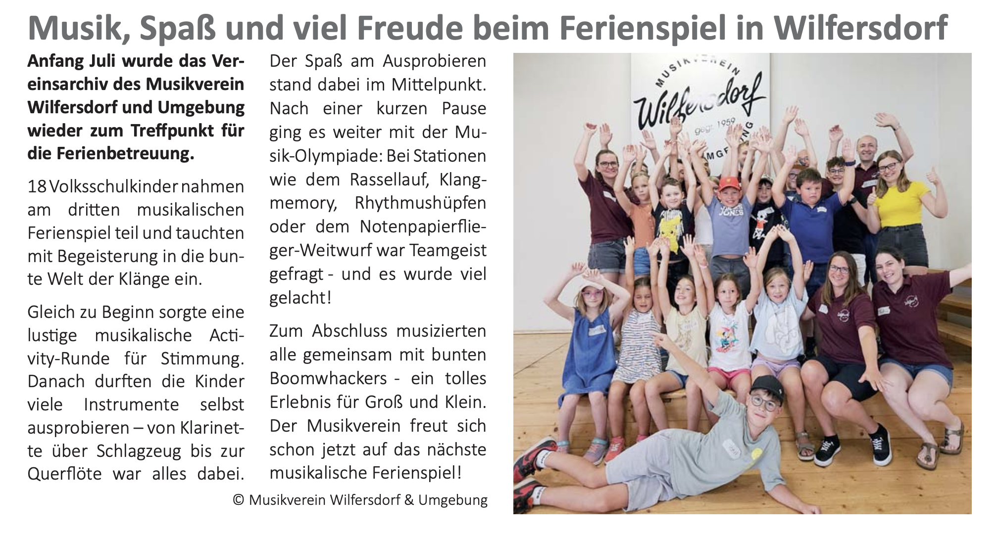 Gemeindezeitung 03/2025 Ferienspiel