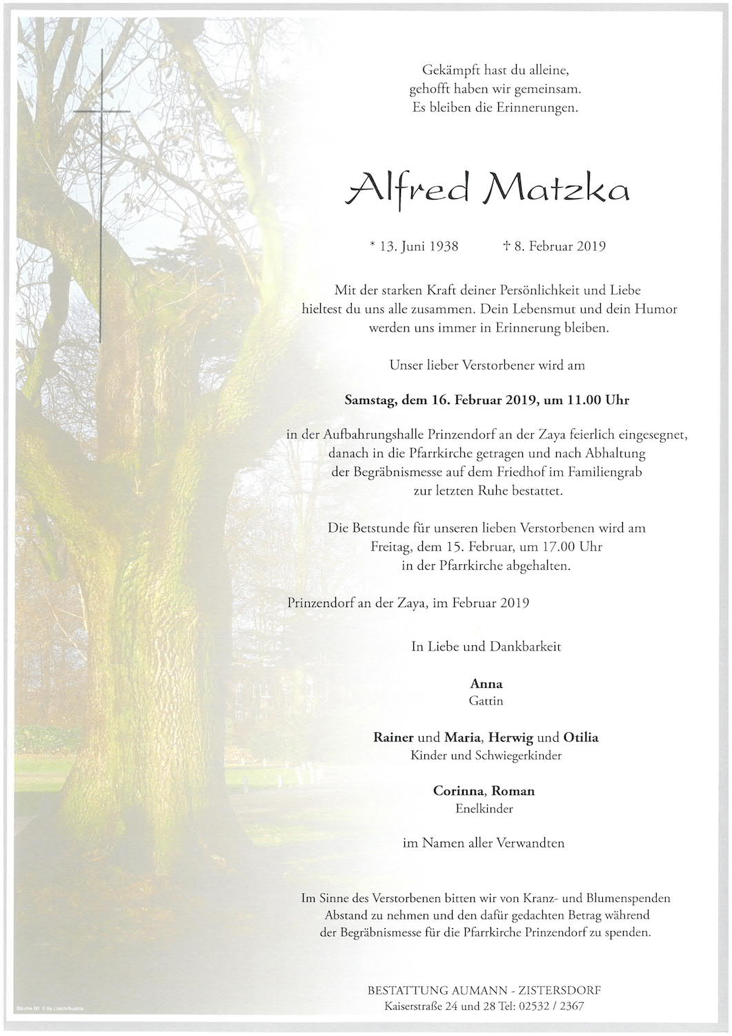 Parte Alfred Matzka