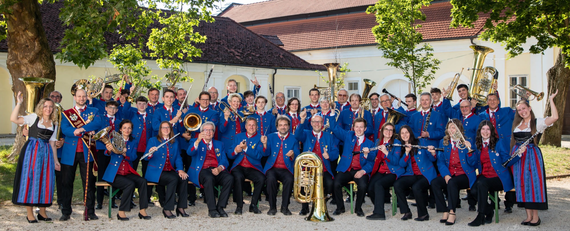 Schlosskonzert Gruppenfoto