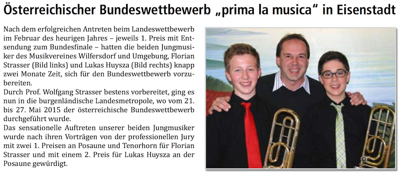 Gemeindenachrichten Wilfersdorf 09/2015