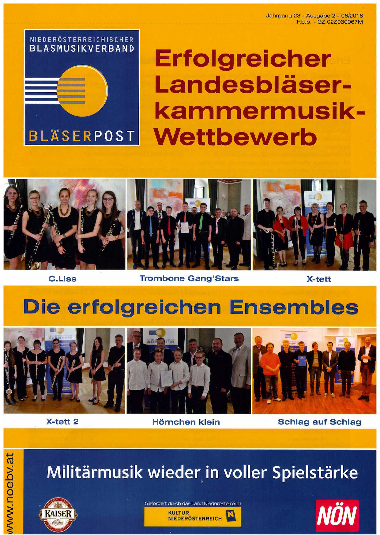 NÖBV Bläserpost 02/2016